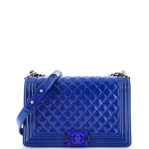 Chanel Boy Flap Bag Quilted Plexiglass #205493C33B